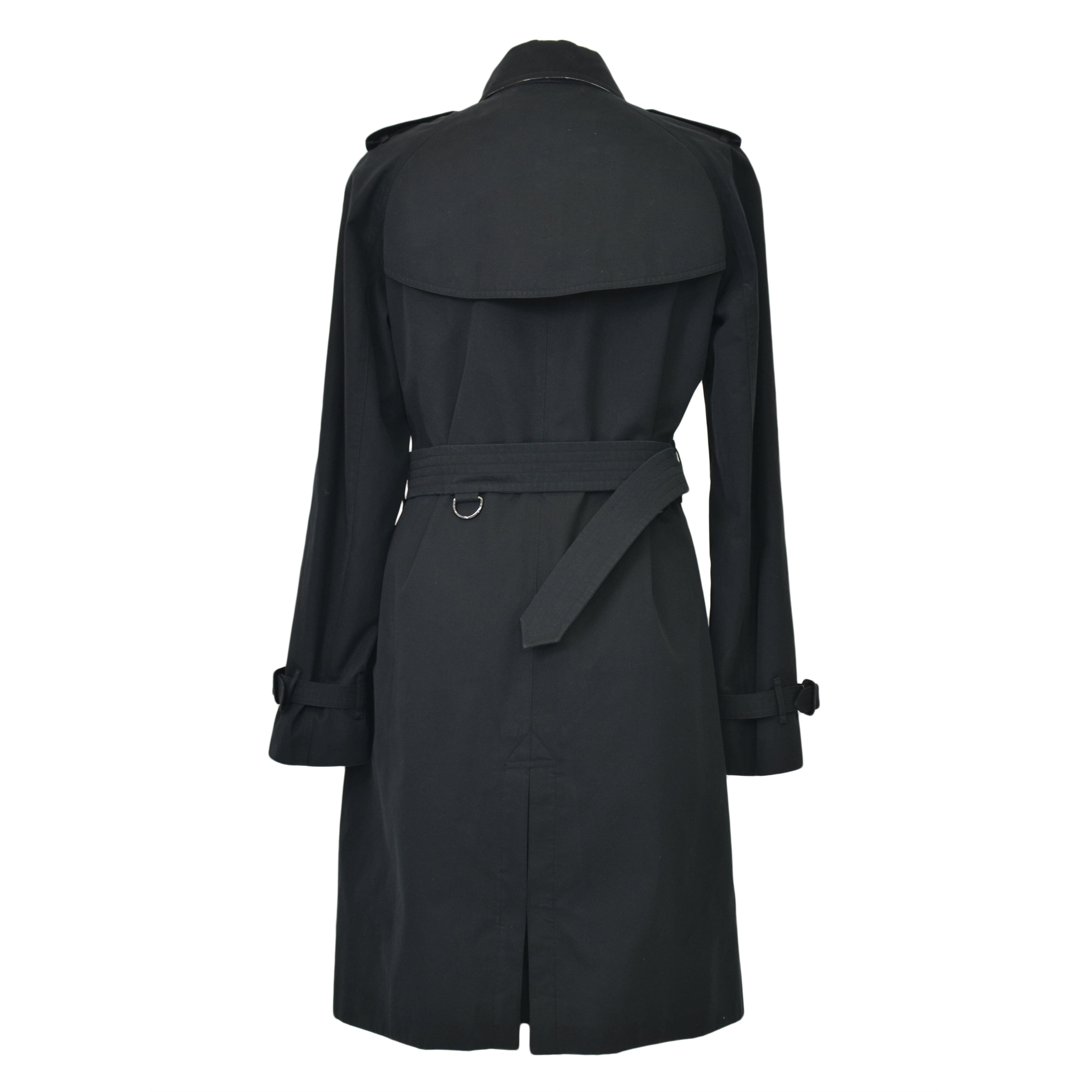 Burberry Black Classic Treanch Coat Clothing Burberry