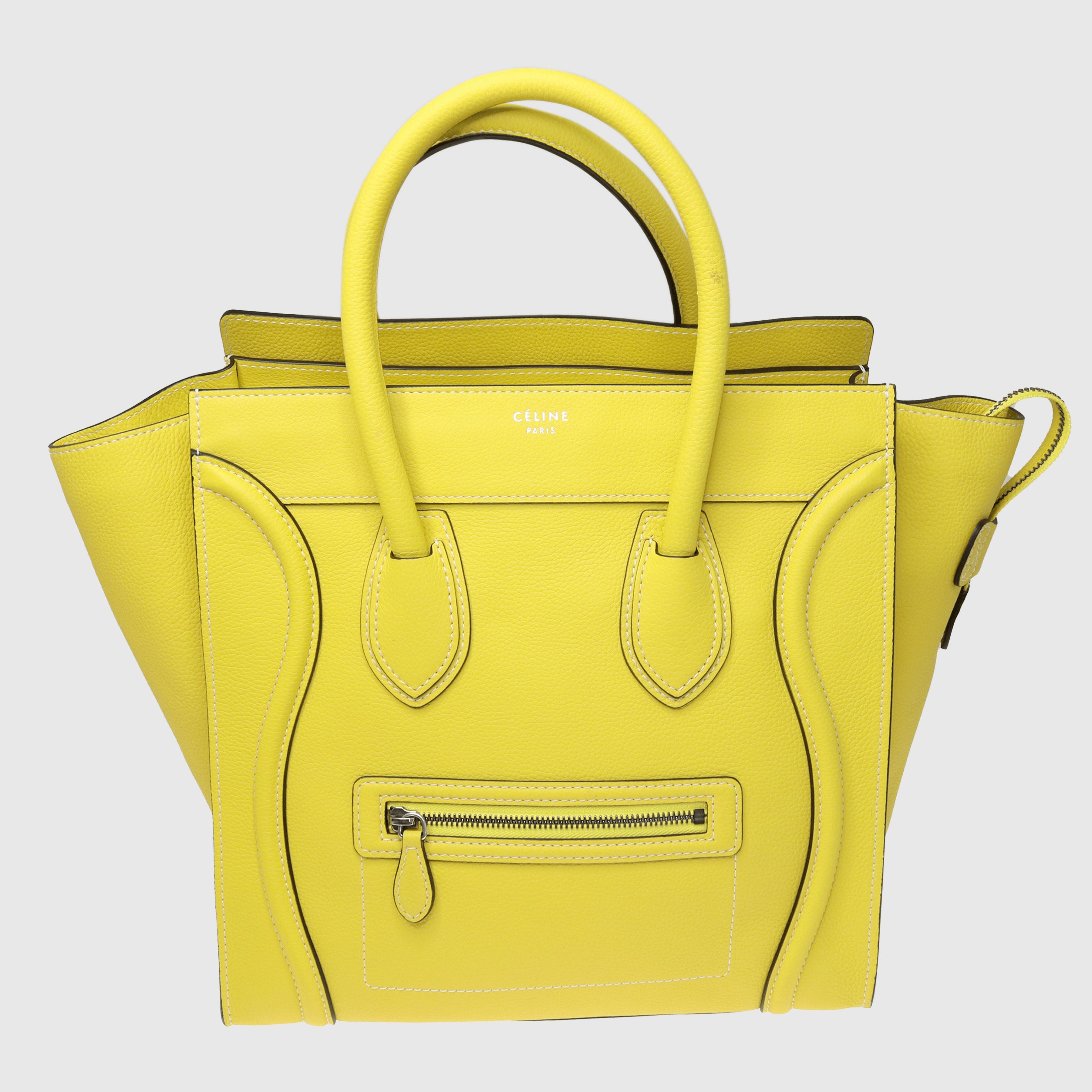 Yellow Mini Luggage Bag