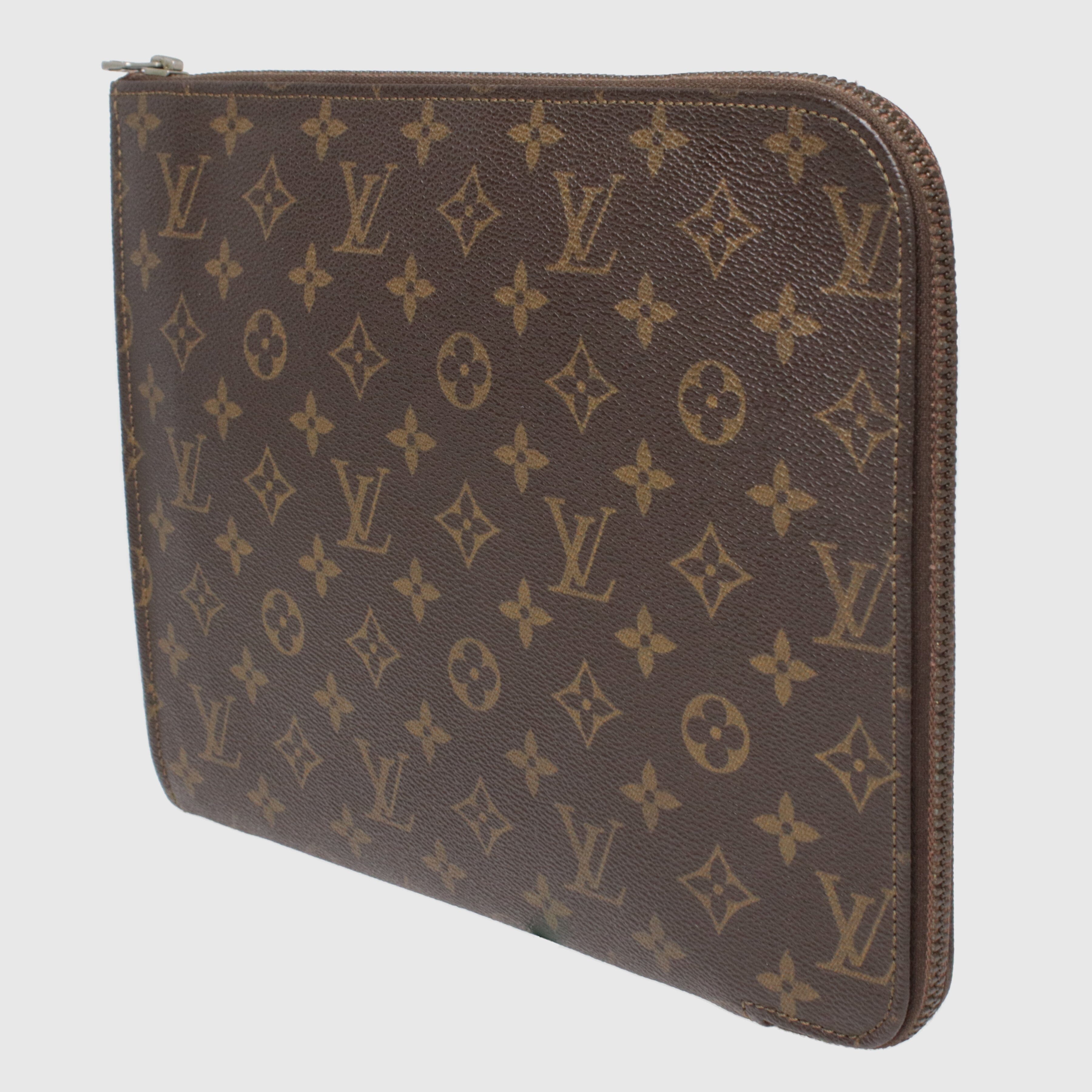 Brown Monogram Porte Document Holder Accessories Louis Vuitton