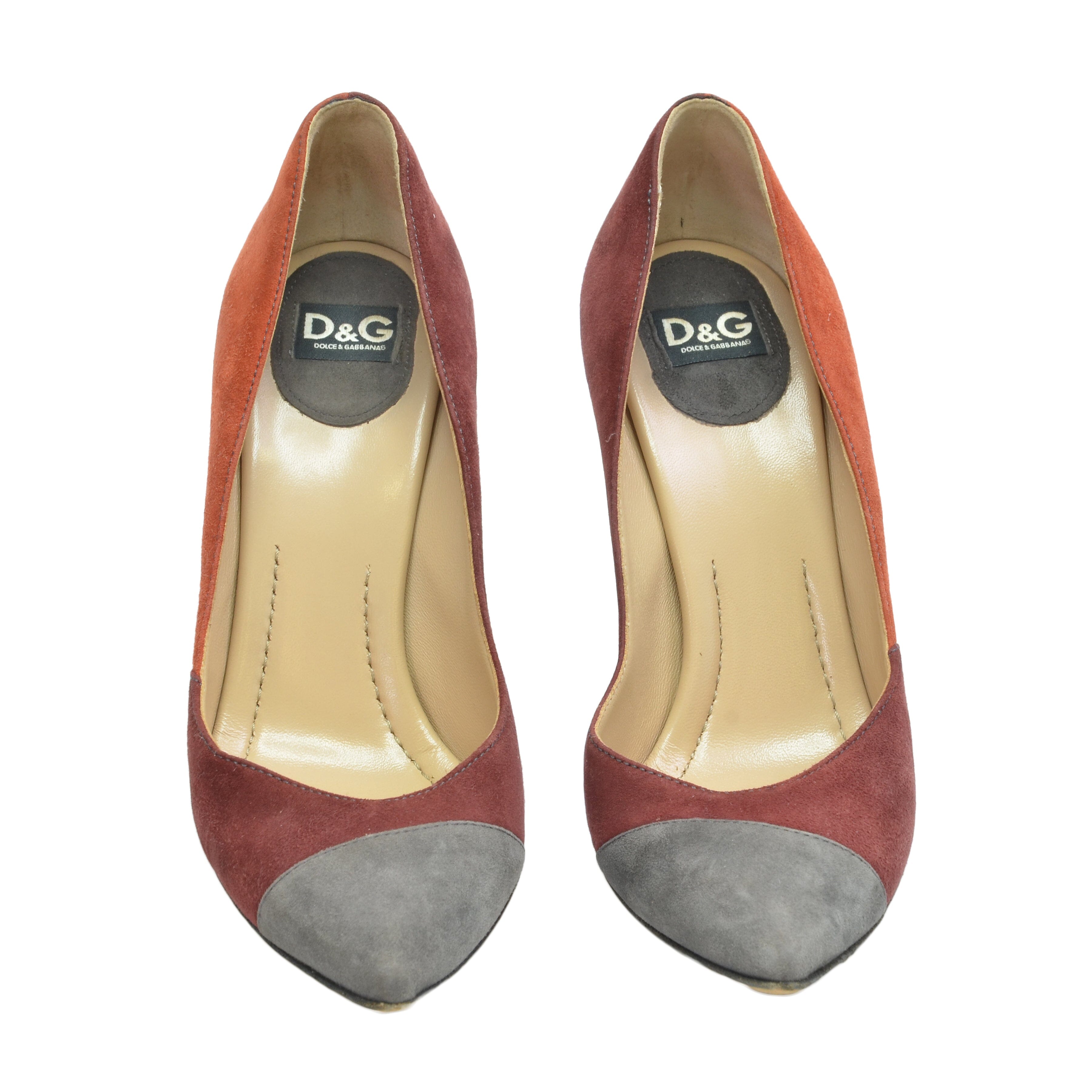 Multicolor Pointed Pumps Shoes Dolce & Gabbana