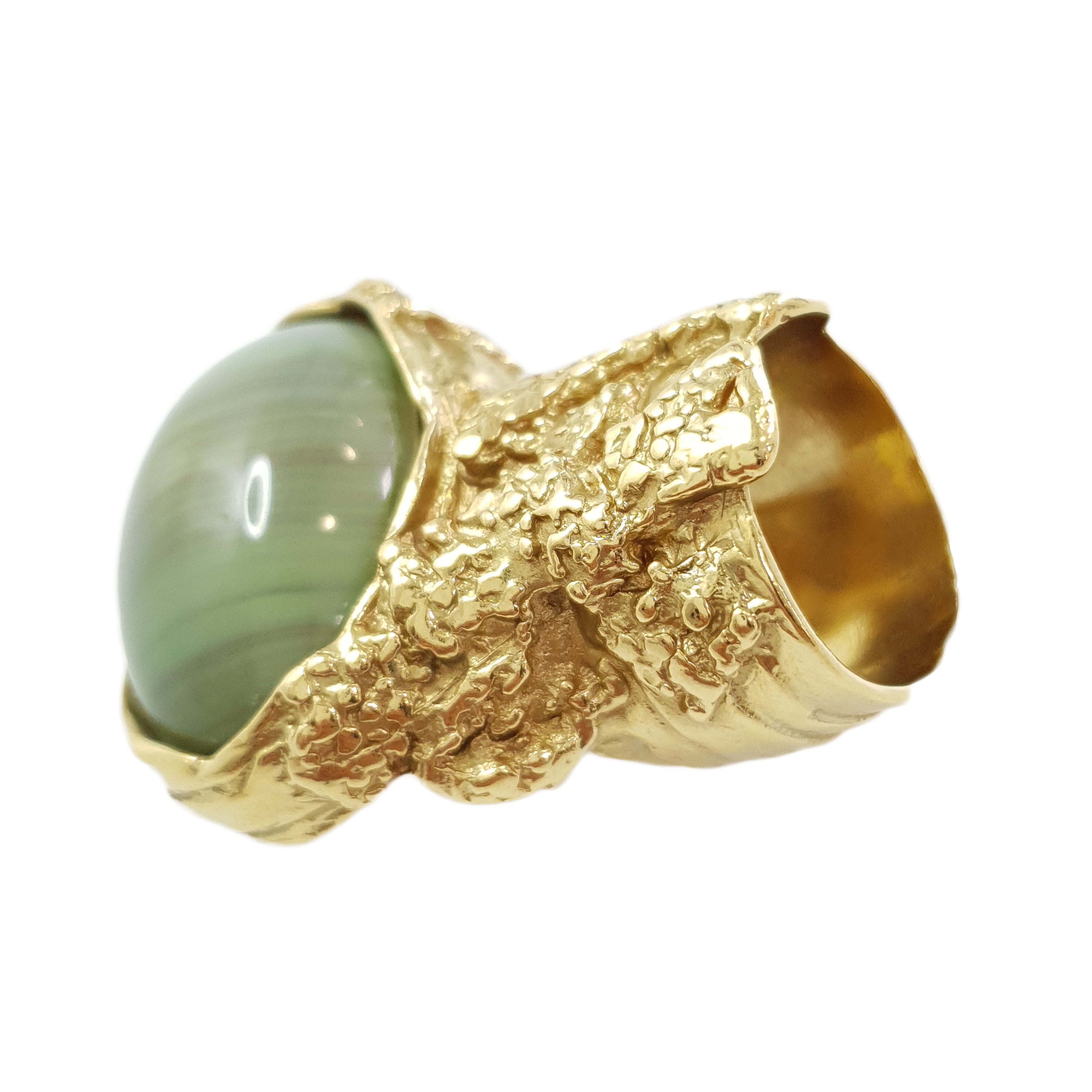 YSL Ceramic Gold Arty Ring Accessories YSL
