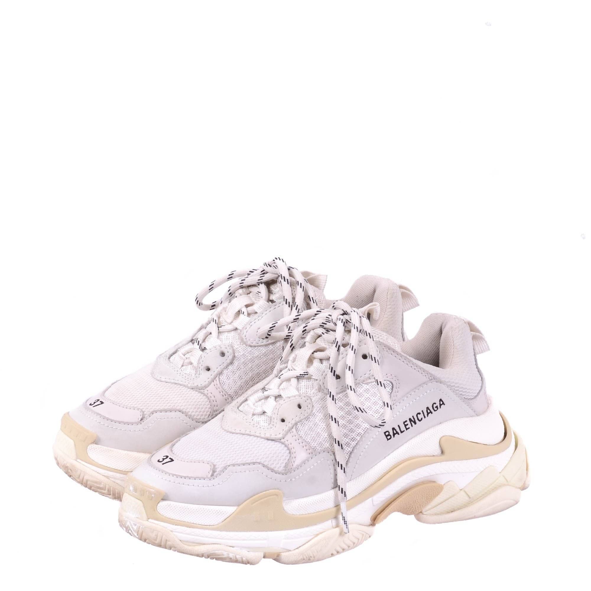 Balenciaga White Grey Tripple S Trainer Sneakers Shoes Balenciaga 