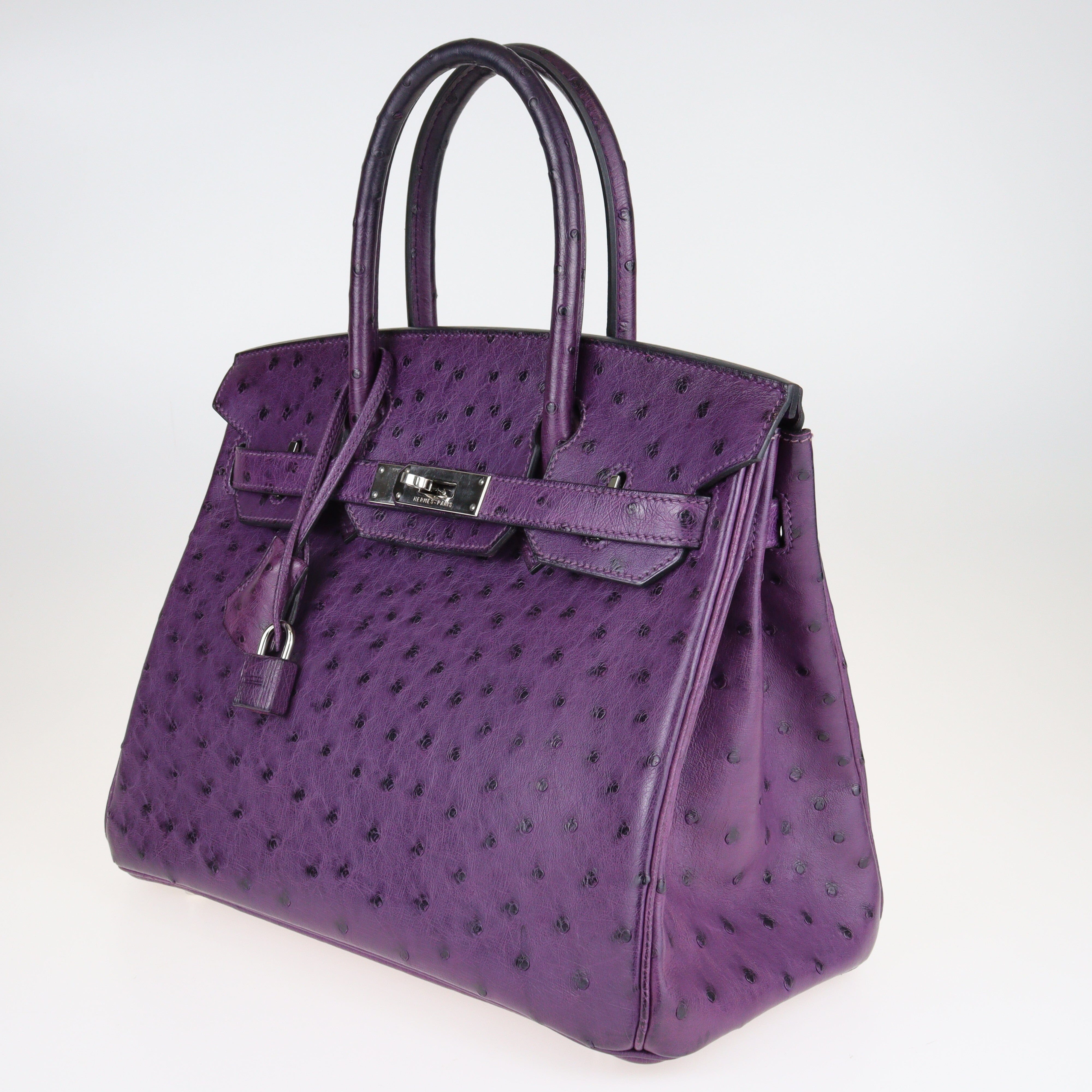 Violet Birkin 30 Bag w/ PHW Bags Hermes 