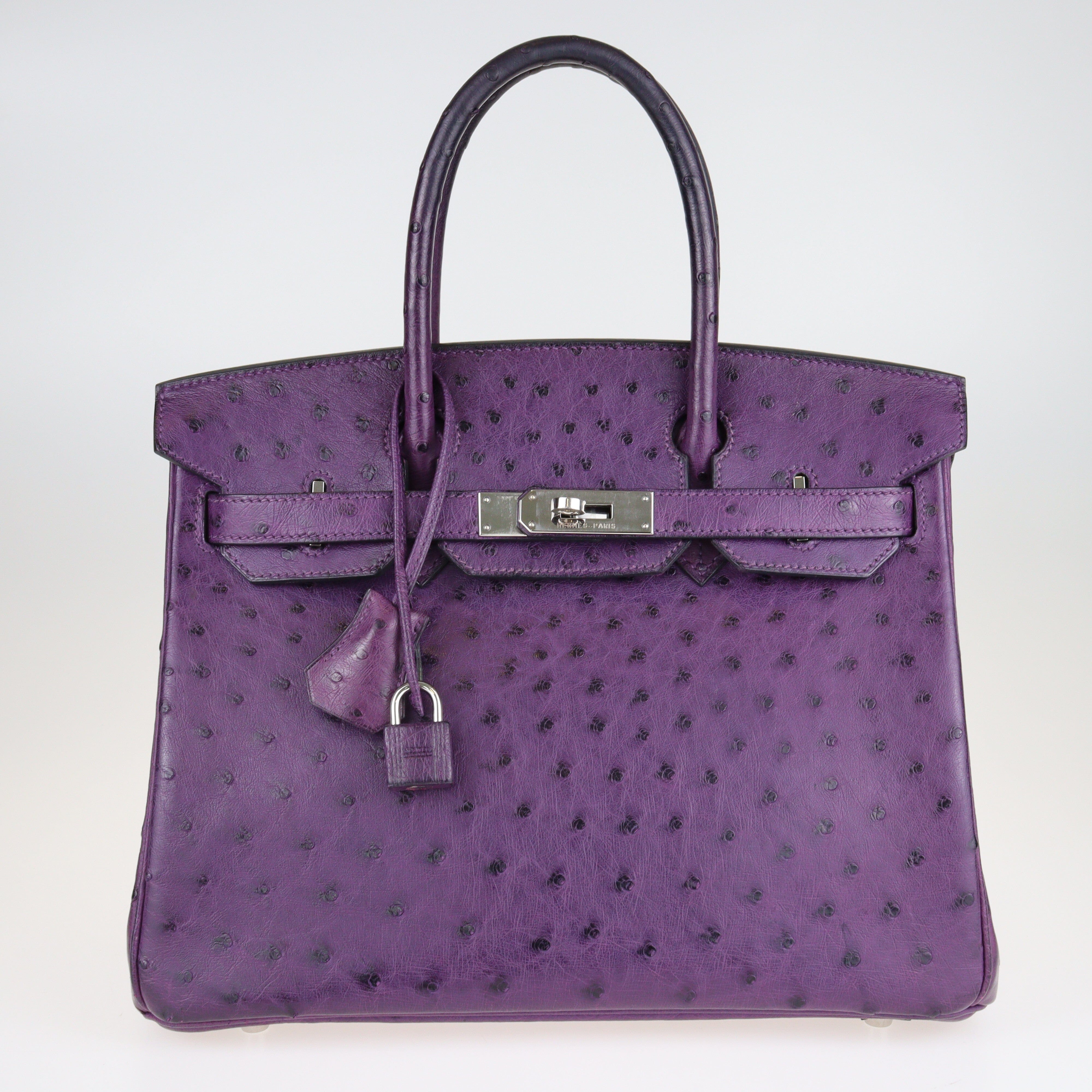 Violet Birkin 30 Bag w/ PHW Bags Hermes 