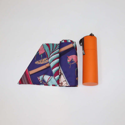 Hermes Multicolor Silk Carre en Carres Print Maxi Twilly