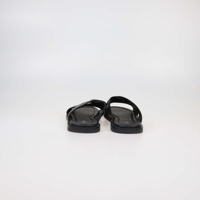Dior Homme Black Leather Alias Flat Slides Mens Dior Homme 