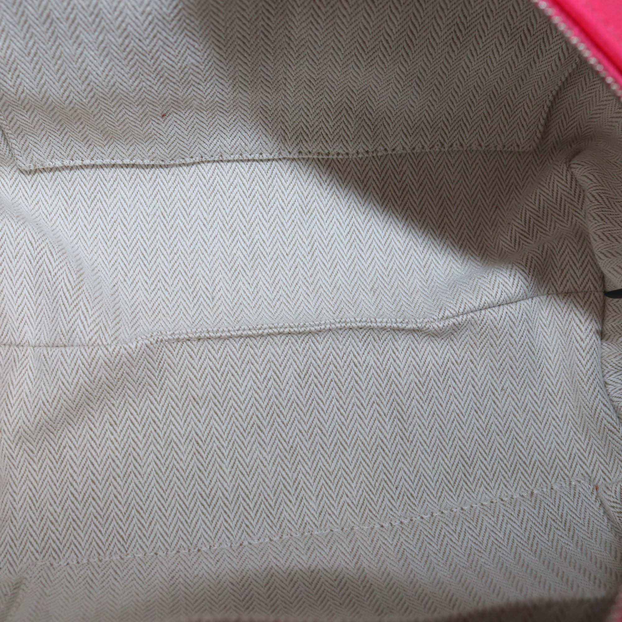 Hermes Hibiscus Canvas Bride a Brac PM Case