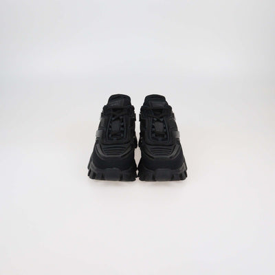 Prada Black Fabric & Rubber Cloudburst Thunder Low Top Sneakers Womens Prada 
