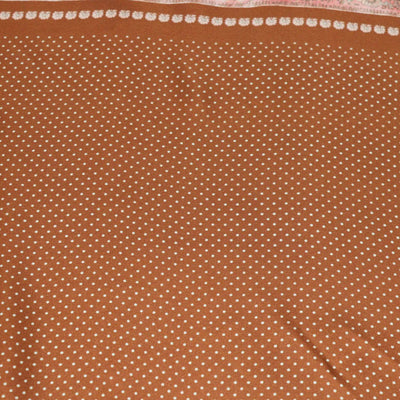 Zimmermann Brown Silk Paisley Print Scarf 90