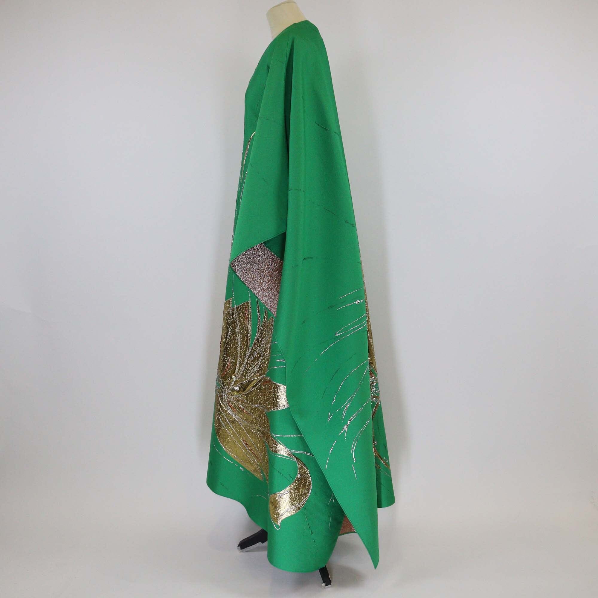 Taller Marmo Emerald Green Iman Embroidered Kaftan Womens Taller Marmo 