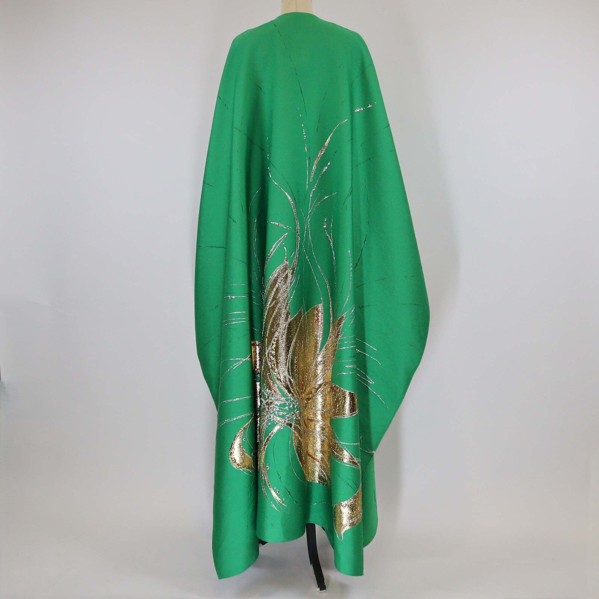 Taller Marmo Emerald Green Iman Embroidered Kaftan Womens Taller Marmo 