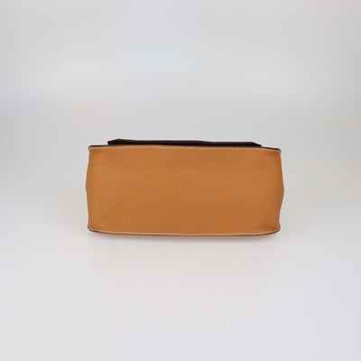 Hermes Gold Clemence Leather Jypsiere 31 Bag
