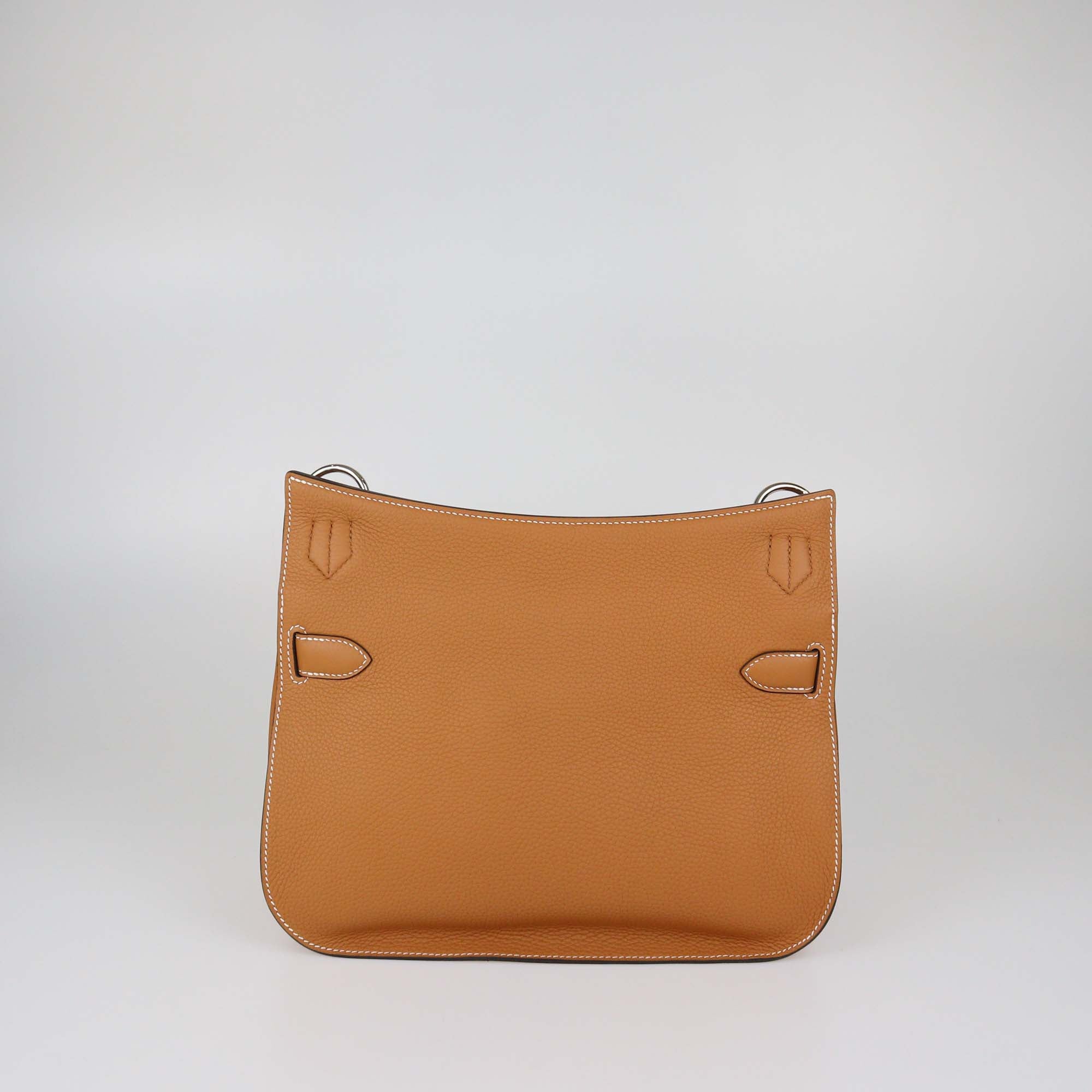 Hermes Gold Clemence Leather Jypsiere 31 Bag