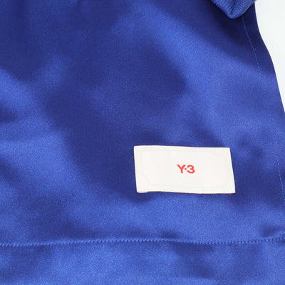 Y3 Metallic Blue Zip Pocket Hooded Sweatshirt & Drawstring Jogger Pants Set