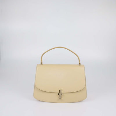 The Row Butter Leather Sofia 10.00 Top Handle Bag
