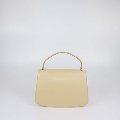 The Row Butter Leather Sofia 10.00 Top Handle Bag