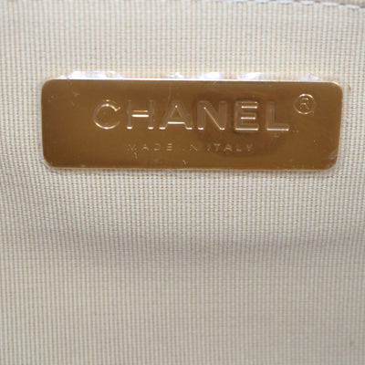 Chanel Beige Quilted Leather Large 19 Shoulder Bag
