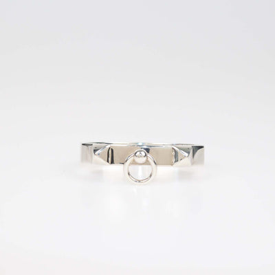 Hermes Sterling Silver Collier De Chein Bracelet Small Model