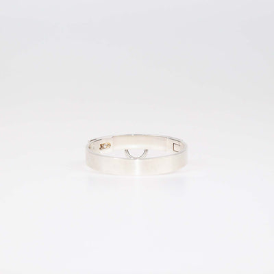 Hermes Sterling Silver Collier De Chein Bracelet Small Model