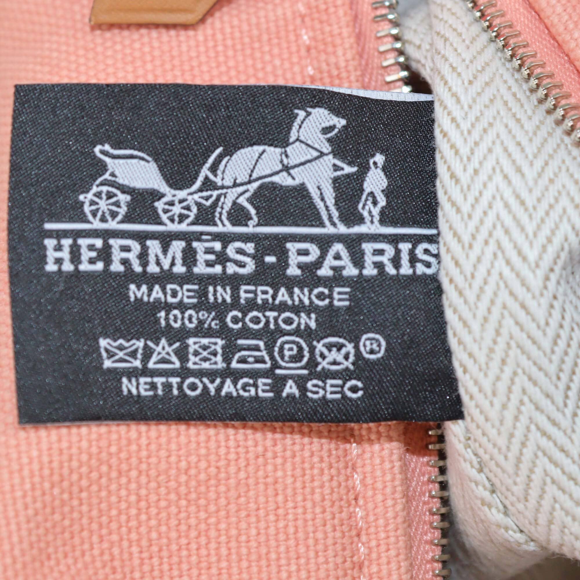 Hermes Goyave Toile H Bride-a-Brac Small Case Womens Hermes 