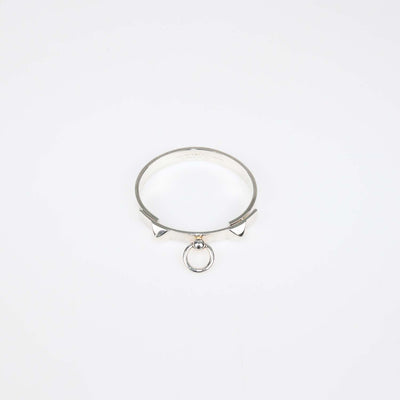 Hermes Sterling Silver Collier De Chein Bracelet Small Model
