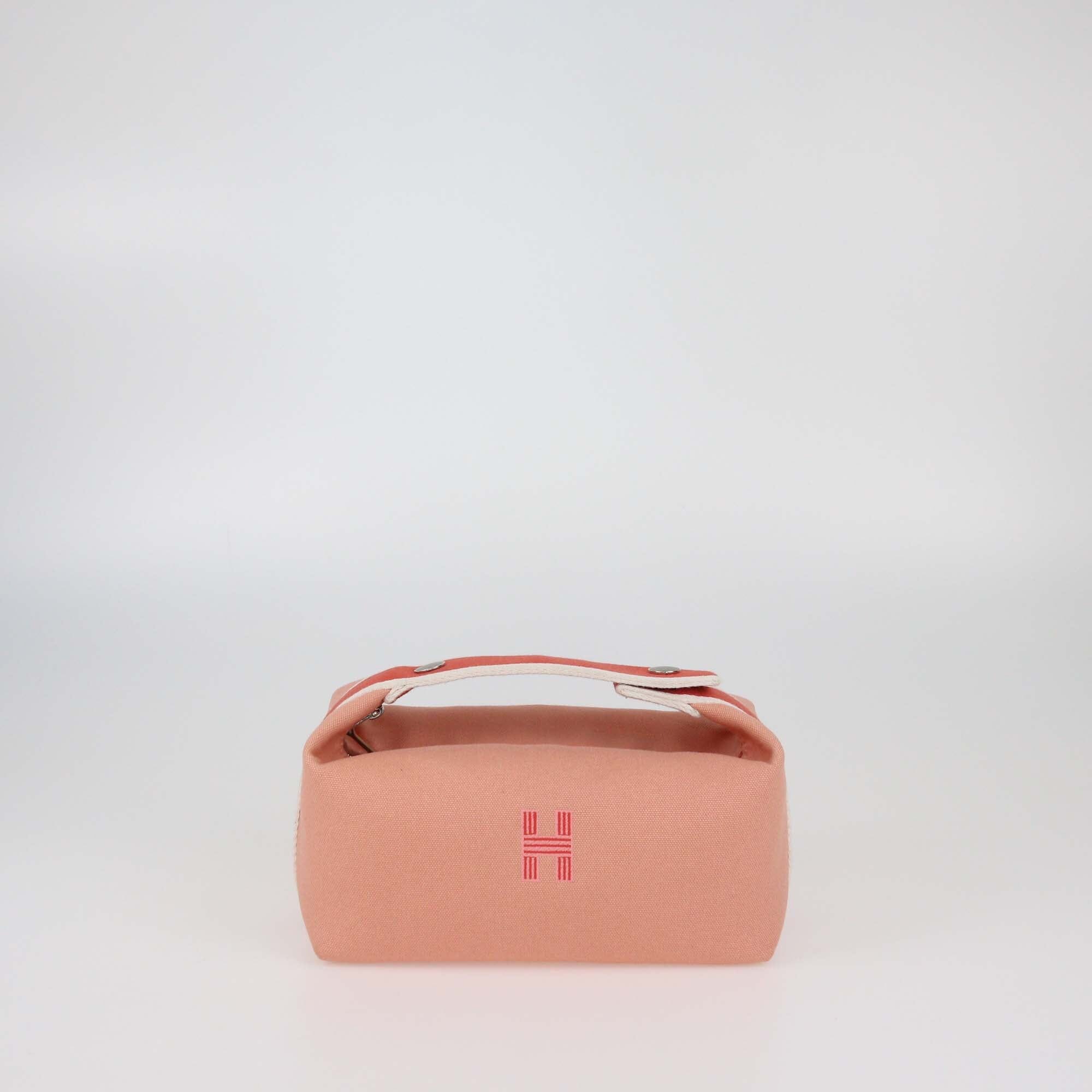 Hermes Goyave Toile H Bride-a-Brac Small Case Womens Hermes 