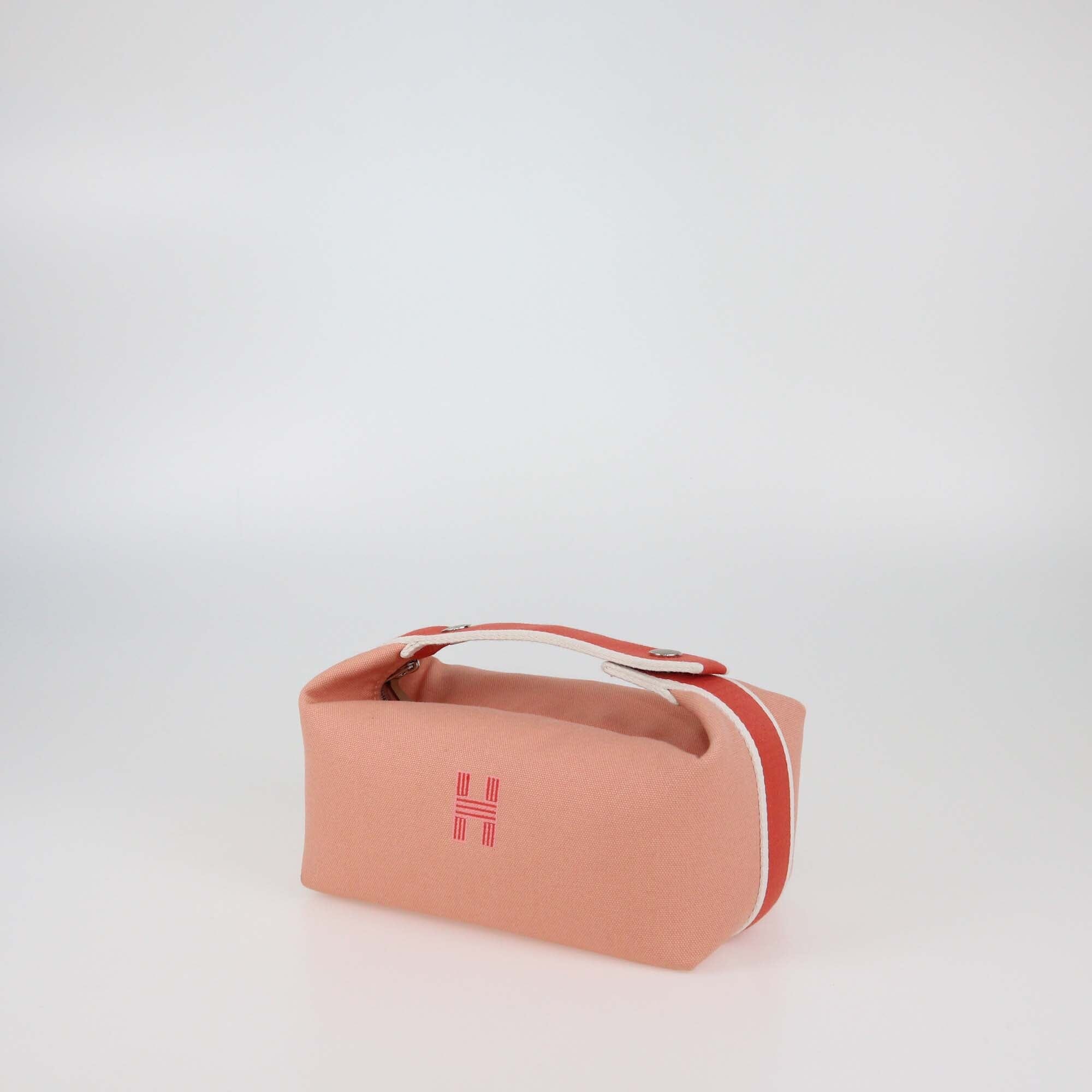 Hermes Goyave Toile H Bride-a-Brac Small Case Womens Hermes 