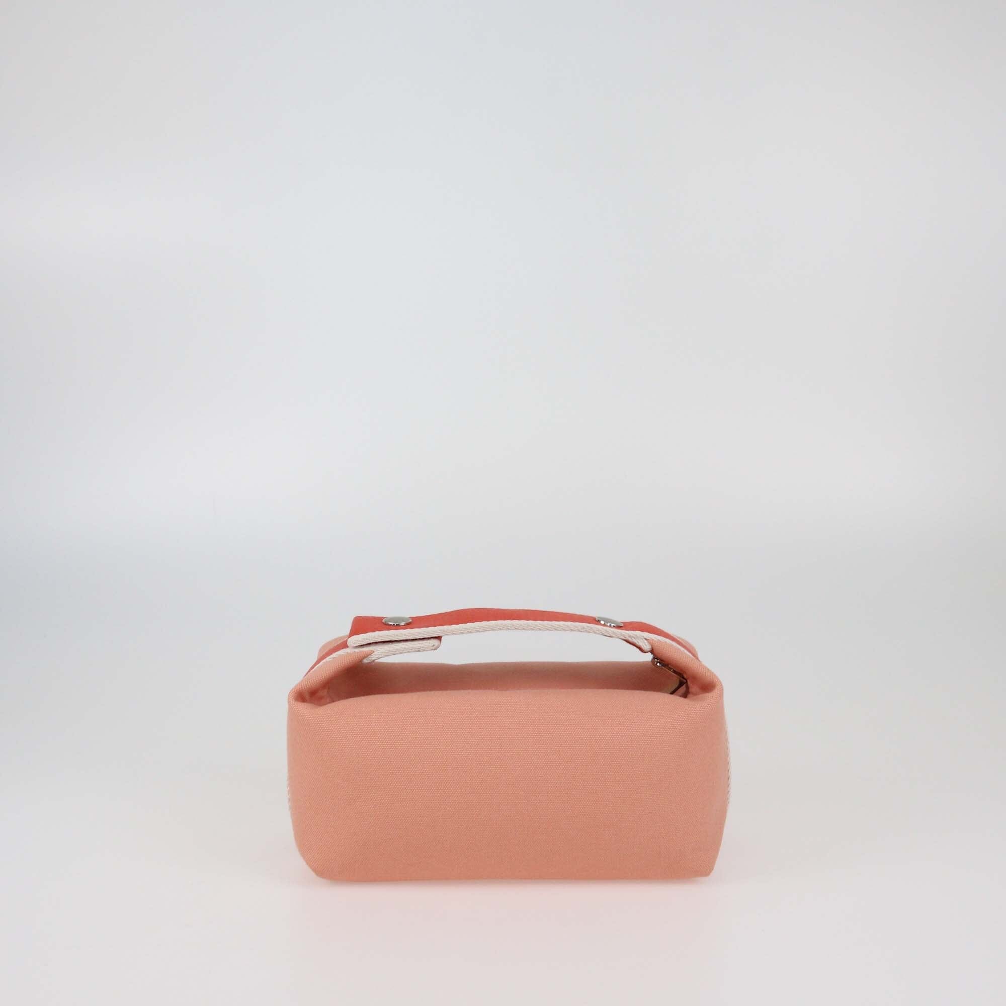 Hermes Goyave Toile H Bride-a-Brac Small Case Womens Hermes 