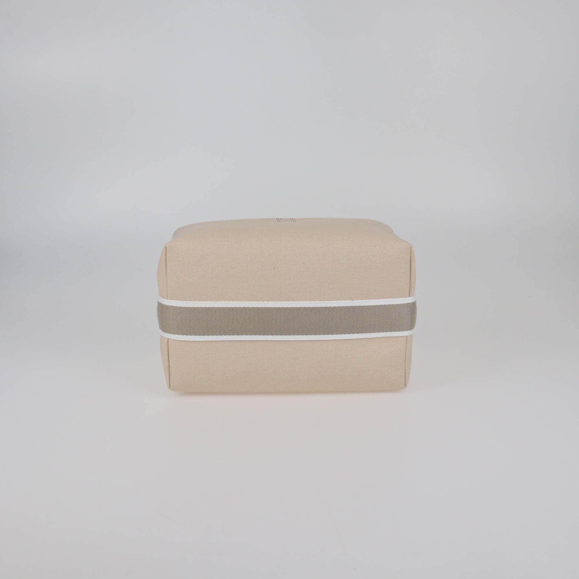 Hermes Naturel Toile H Bride-a-Brac Large Case Womens Hermes 