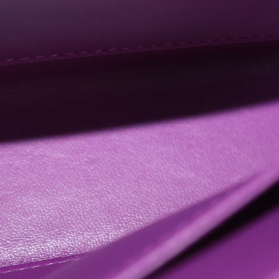 Hermes Violet Veau Doblis Mini Verrou Chaine Bag
