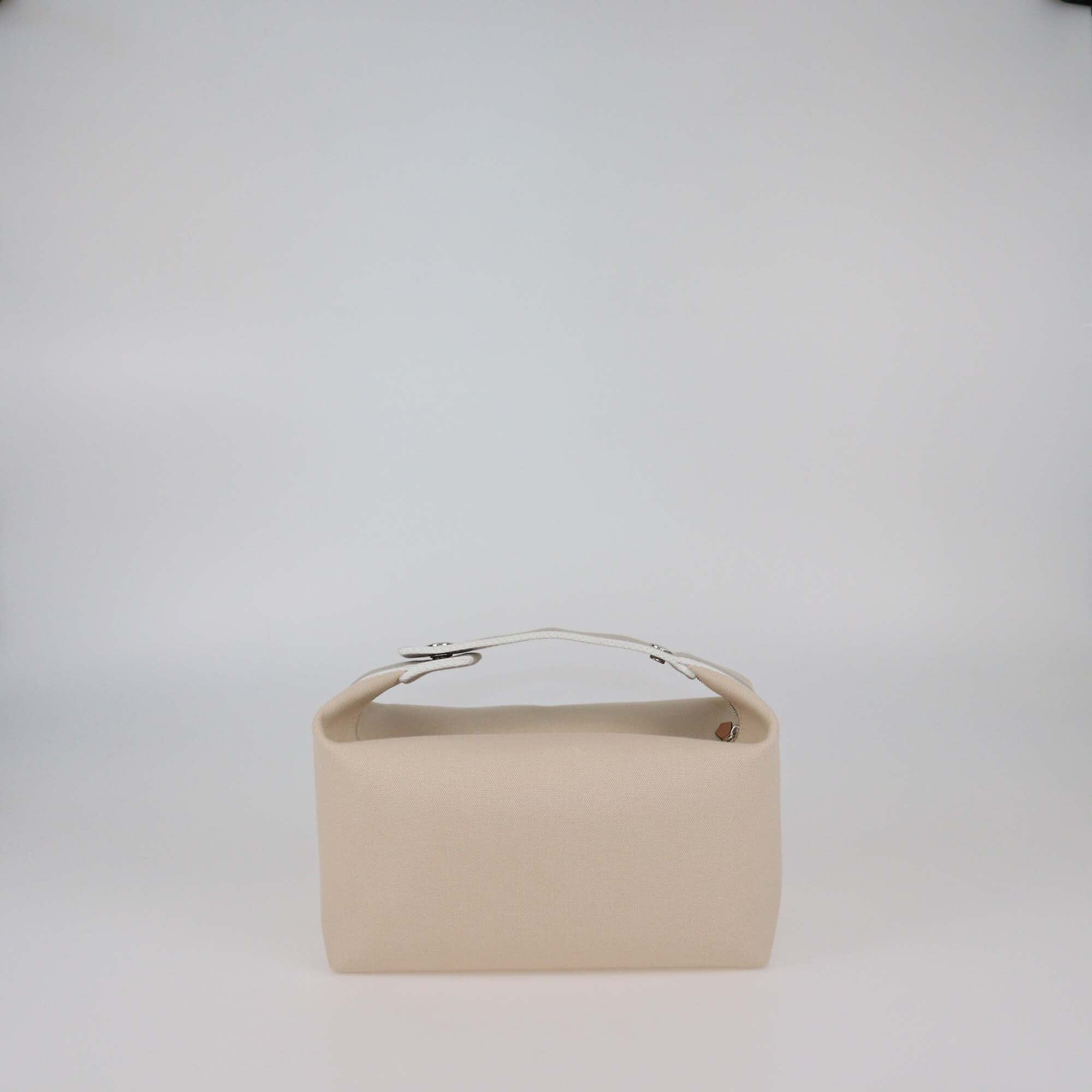 Hermes Naturel Toile H Bride-a-Brac Large Case Womens Hermes 