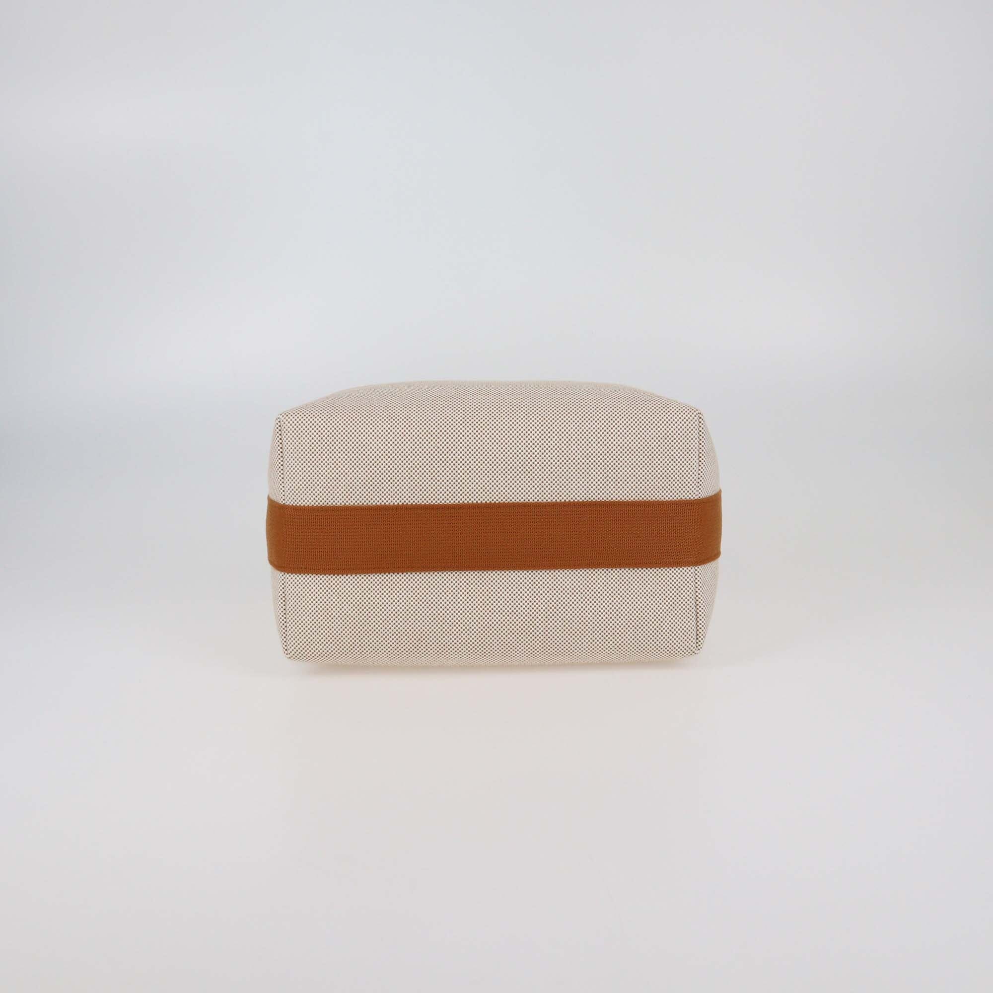 Hermes Biscuit Toile Cabriole Bride-a-Brac Large Case Womens Hermes 
