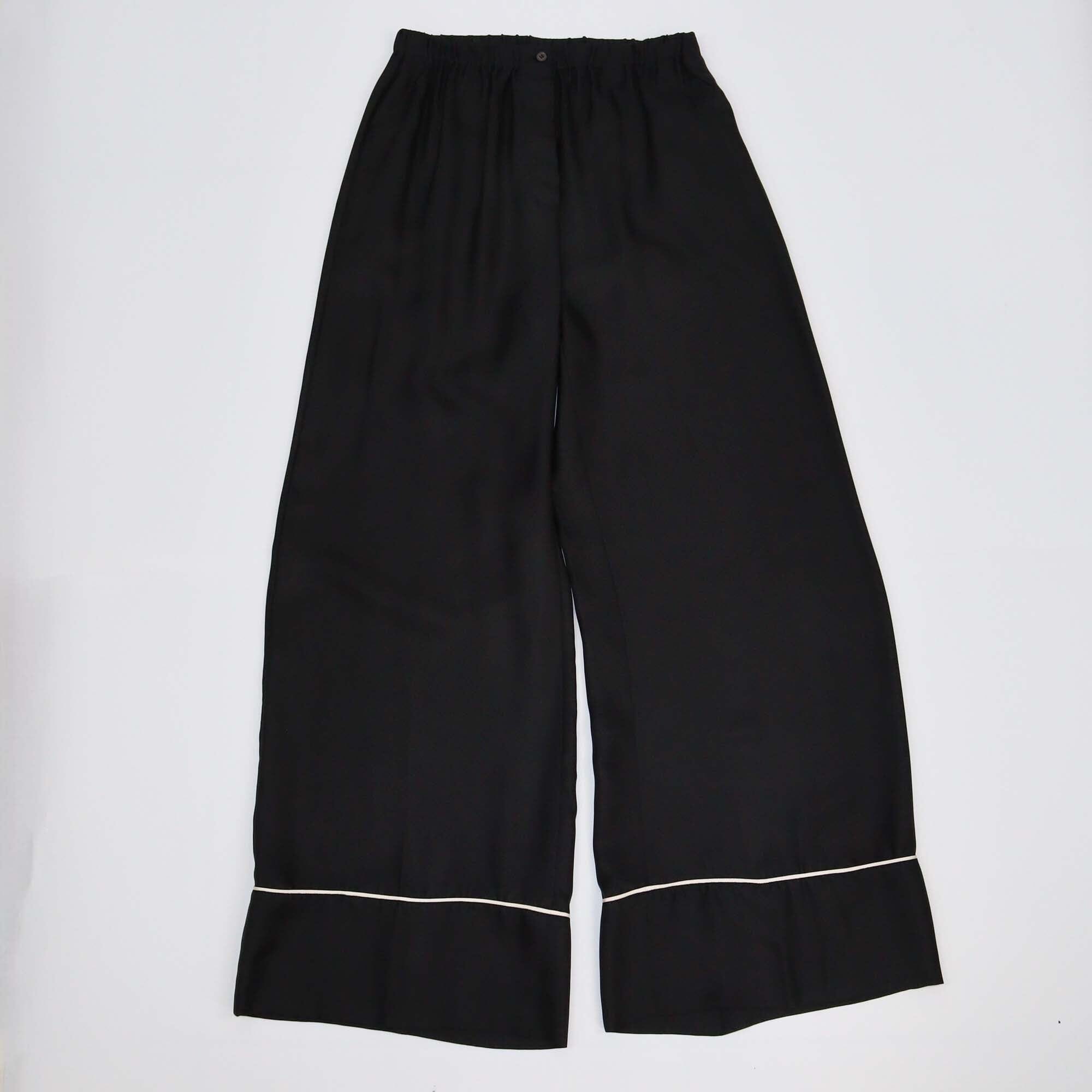 Prada Black Pajama Pants Womens Prada 