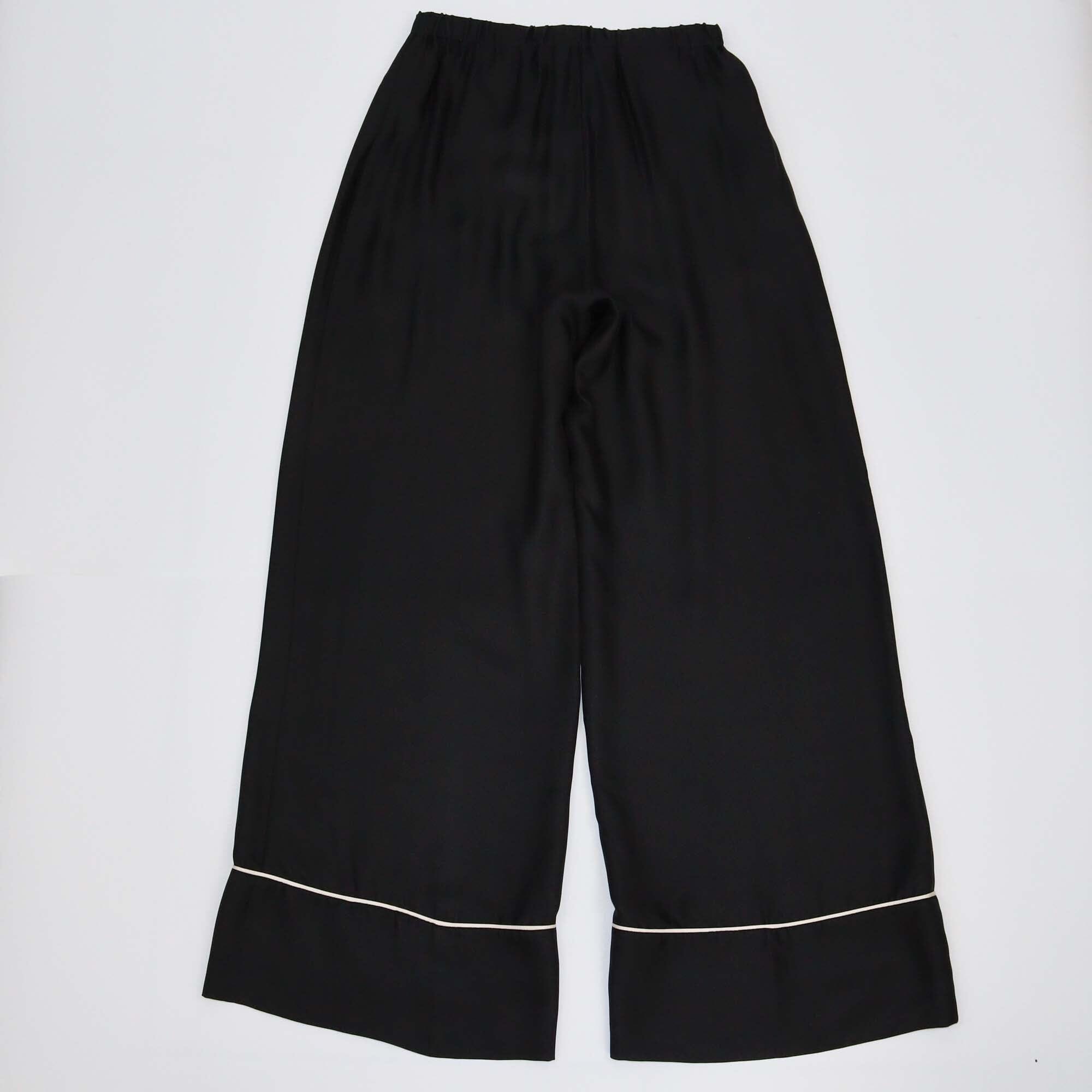 Prada Black Pajama Pants Womens Prada 