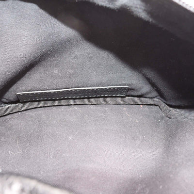 Balenciaga Black Leather Graffiti Explorer Belt Bag