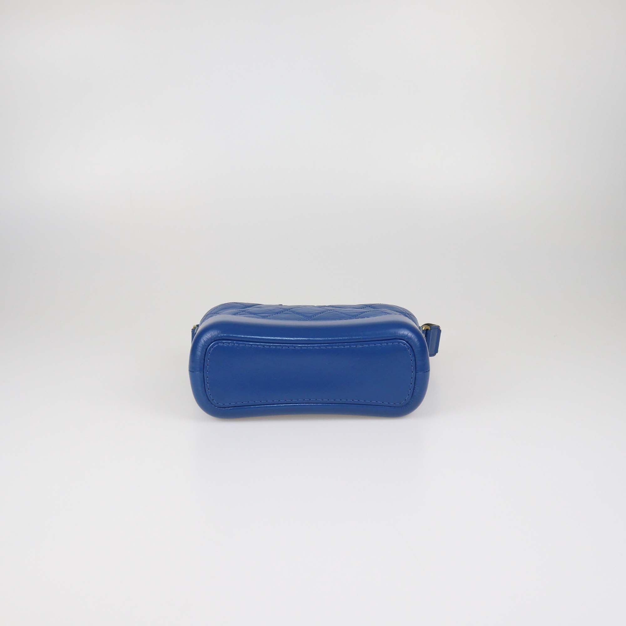 Chanel Blue Quilted Leather Small Gabrielle Shoulder Bag