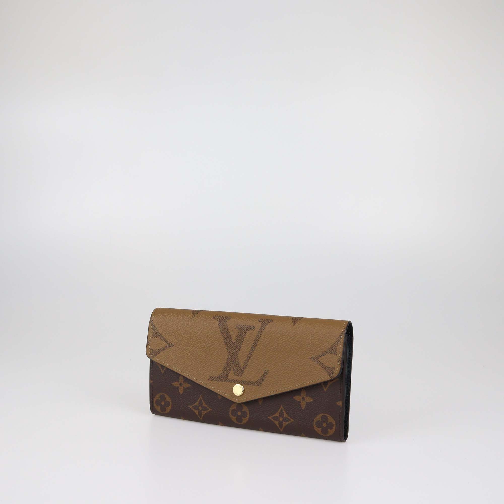 Louis Vuitton Monogram Reverse Canvas Sarah Wallet