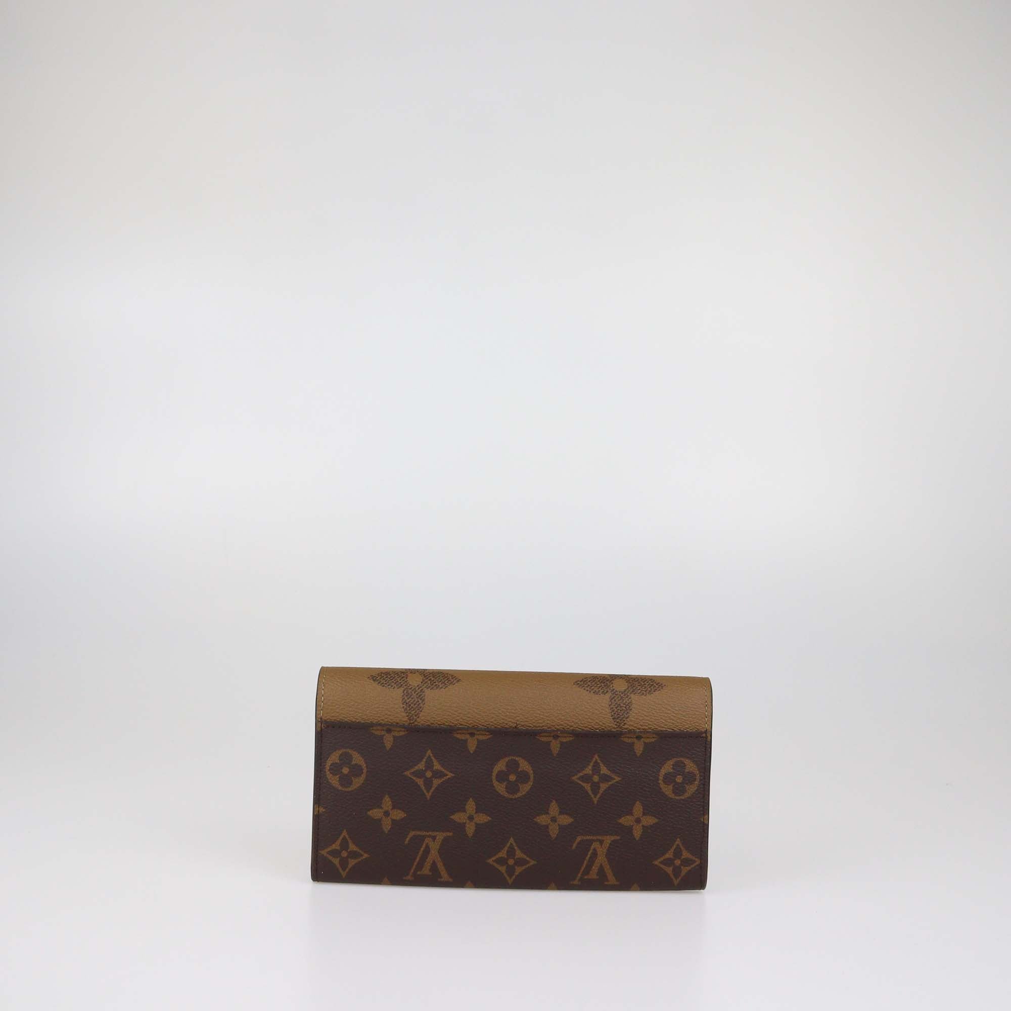 Louis Vuitton Monogram Reverse Canvas Sarah Wallet