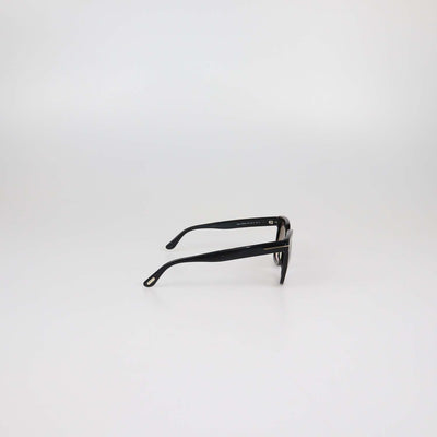 Tom Ford Black Acetate Selby Square Sunglasses