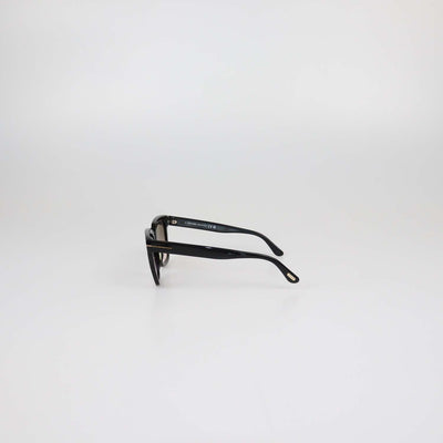 Tom Ford Black Acetate Selby Square Sunglasses
