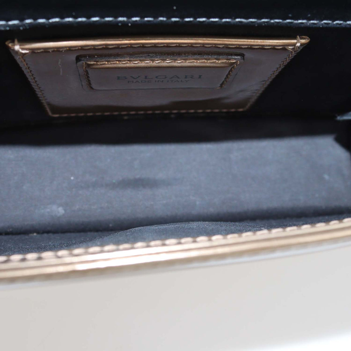 Bvlgari Bronze Patent Leather Serpenti Forever Shoulder Bag