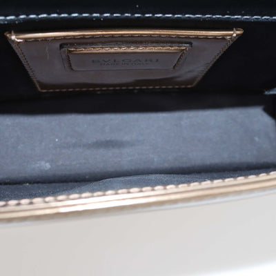 Bvlgari Bronze Patent Leather Serpenti Forever Shoulder Bag