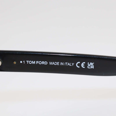 Tom Ford Black Acetate Selby Square Sunglasses