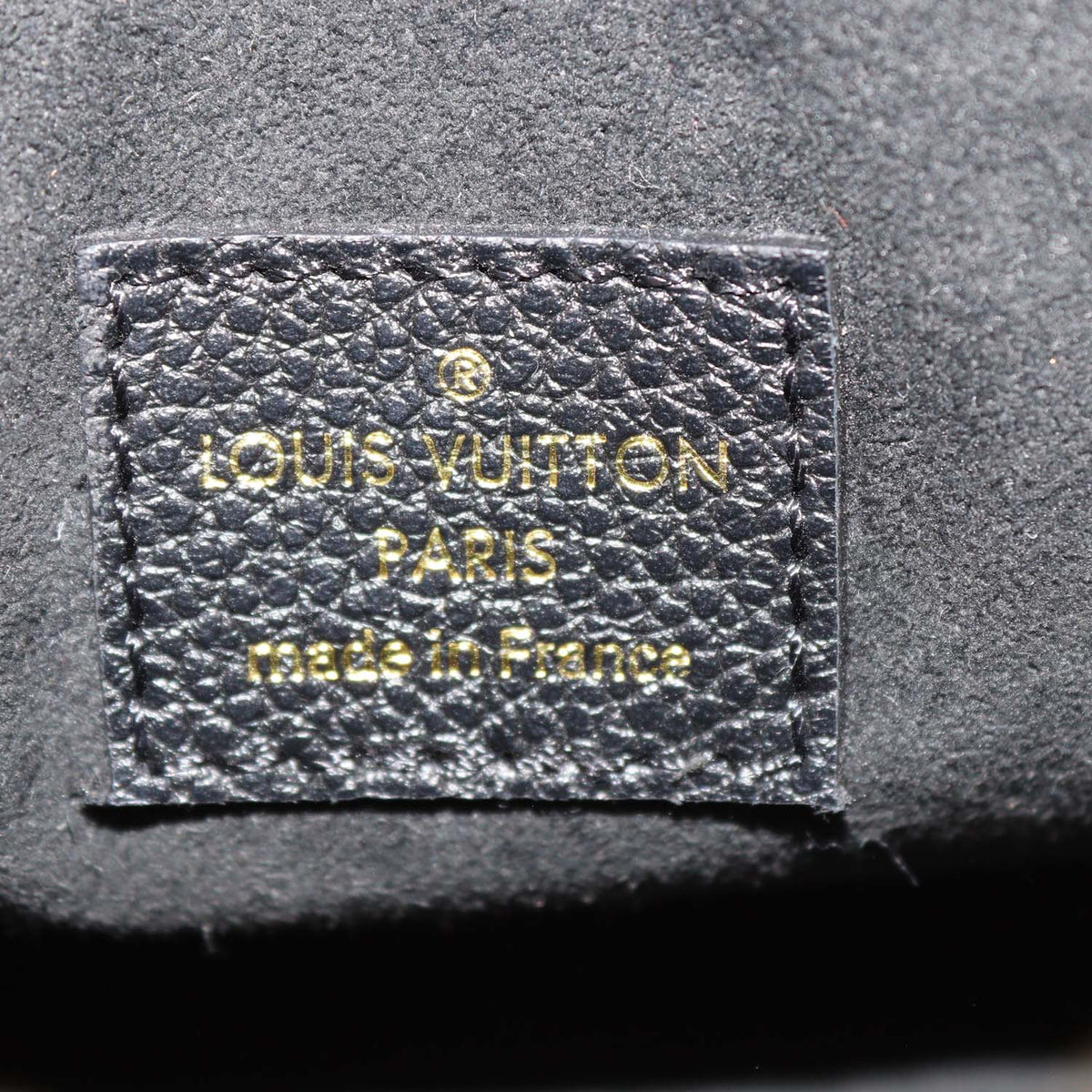 Louis Vuitton Black Monogram Empreinte Leather Nano Speedy Bag