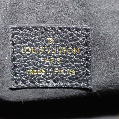 Louis Vuitton Black Monogram Empreinte Leather Nano Speedy Bag