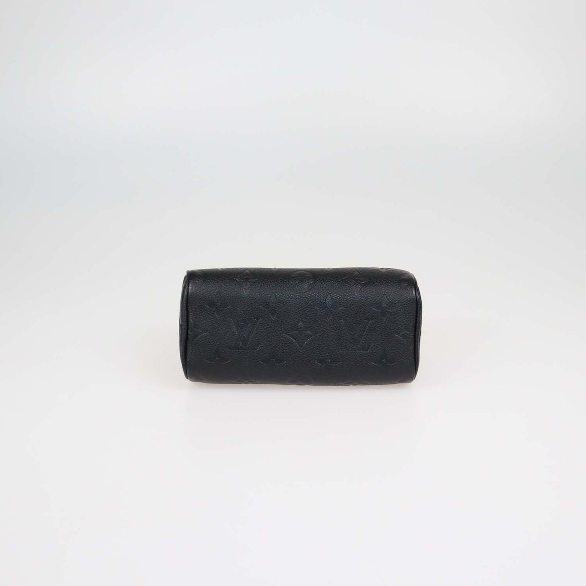 Louis Vuitton Black Monogram Empreinte Leather Nano Speedy Bag