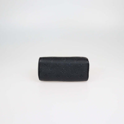 Louis Vuitton Black Monogram Empreinte Leather Nano Speedy Bag