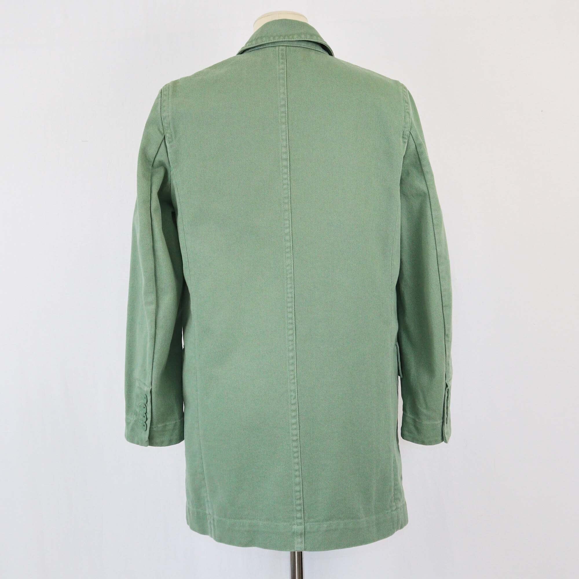 Max Mara Army Green Single Breasted Jacket Womens Max Mara 