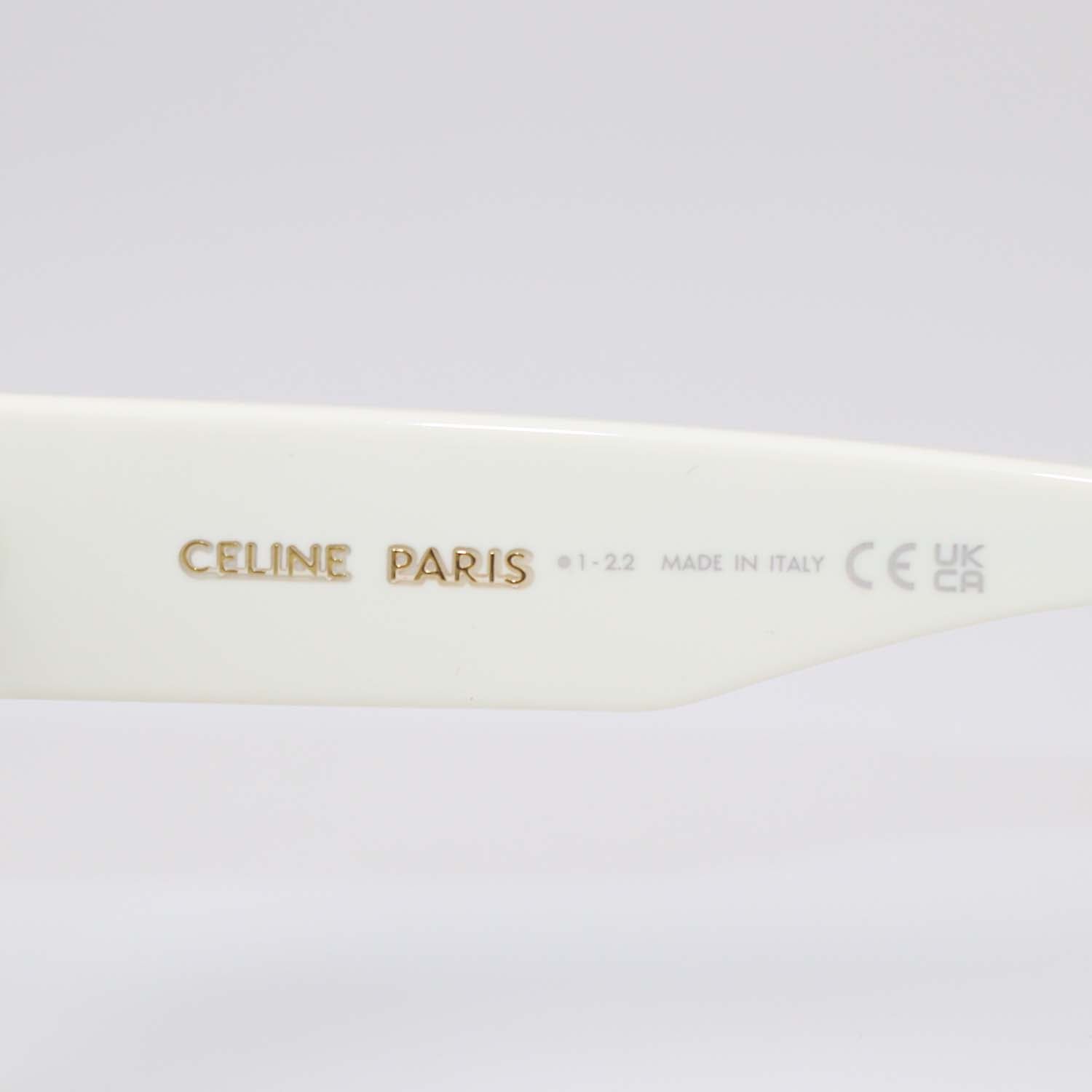 Celine White/Black Monochrome 01 Sunglasses