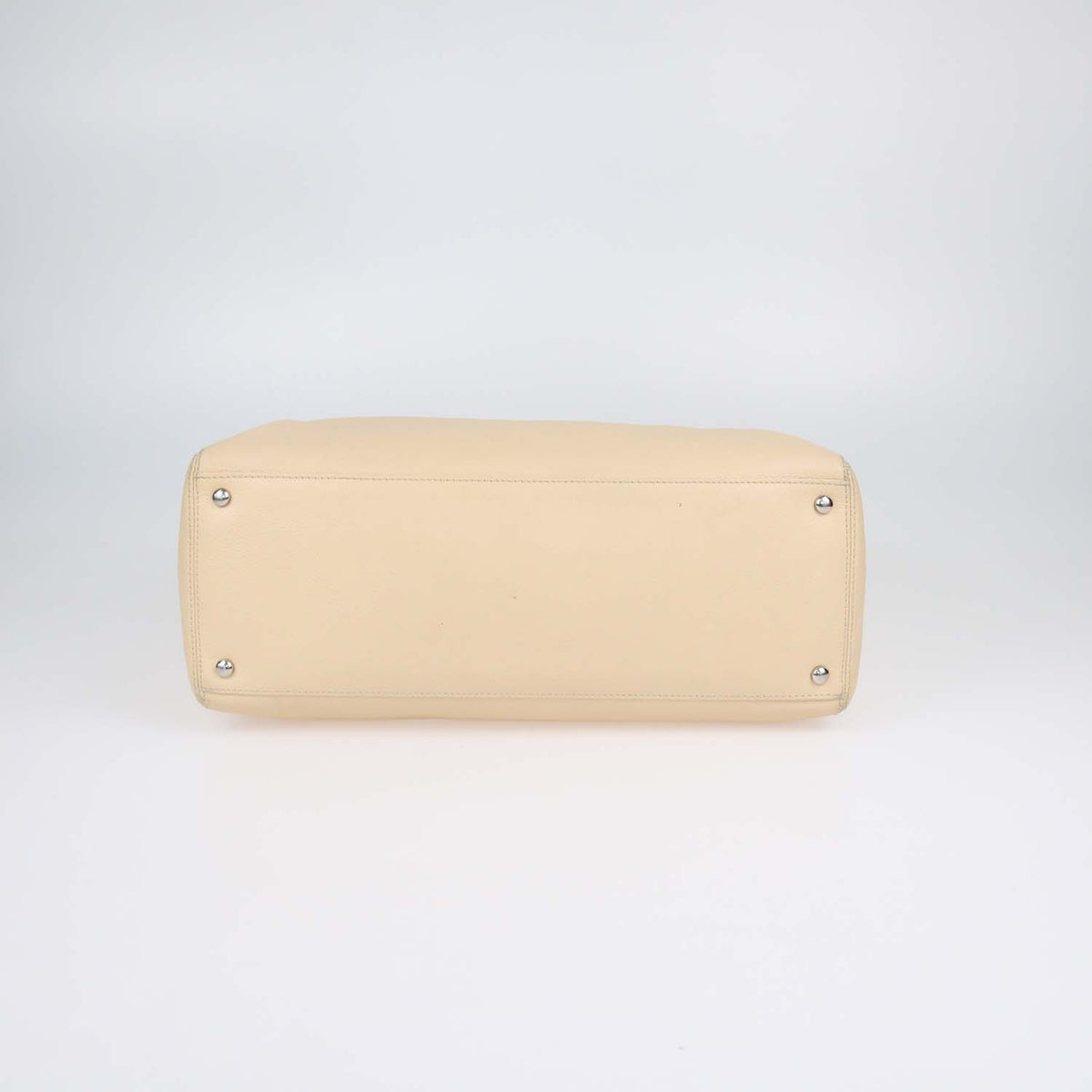 Chanel Cream Leather Executive Cerf Shopper Tote